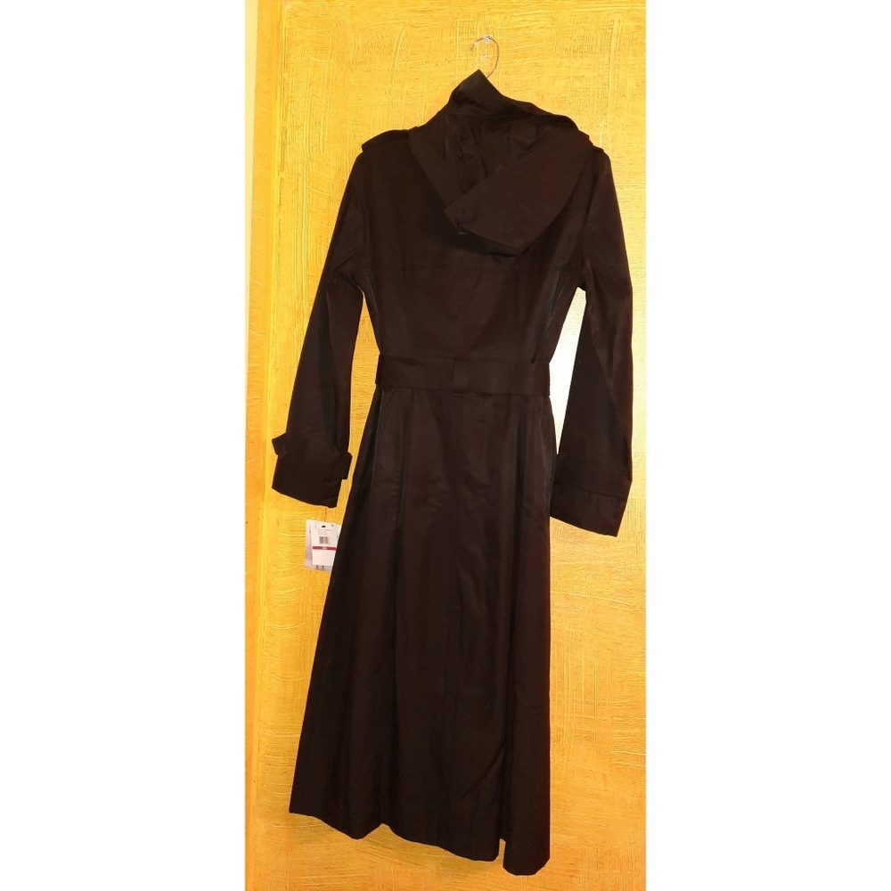 LONDON FOG HOODED TRENCH COAT - Picture 7 of 11